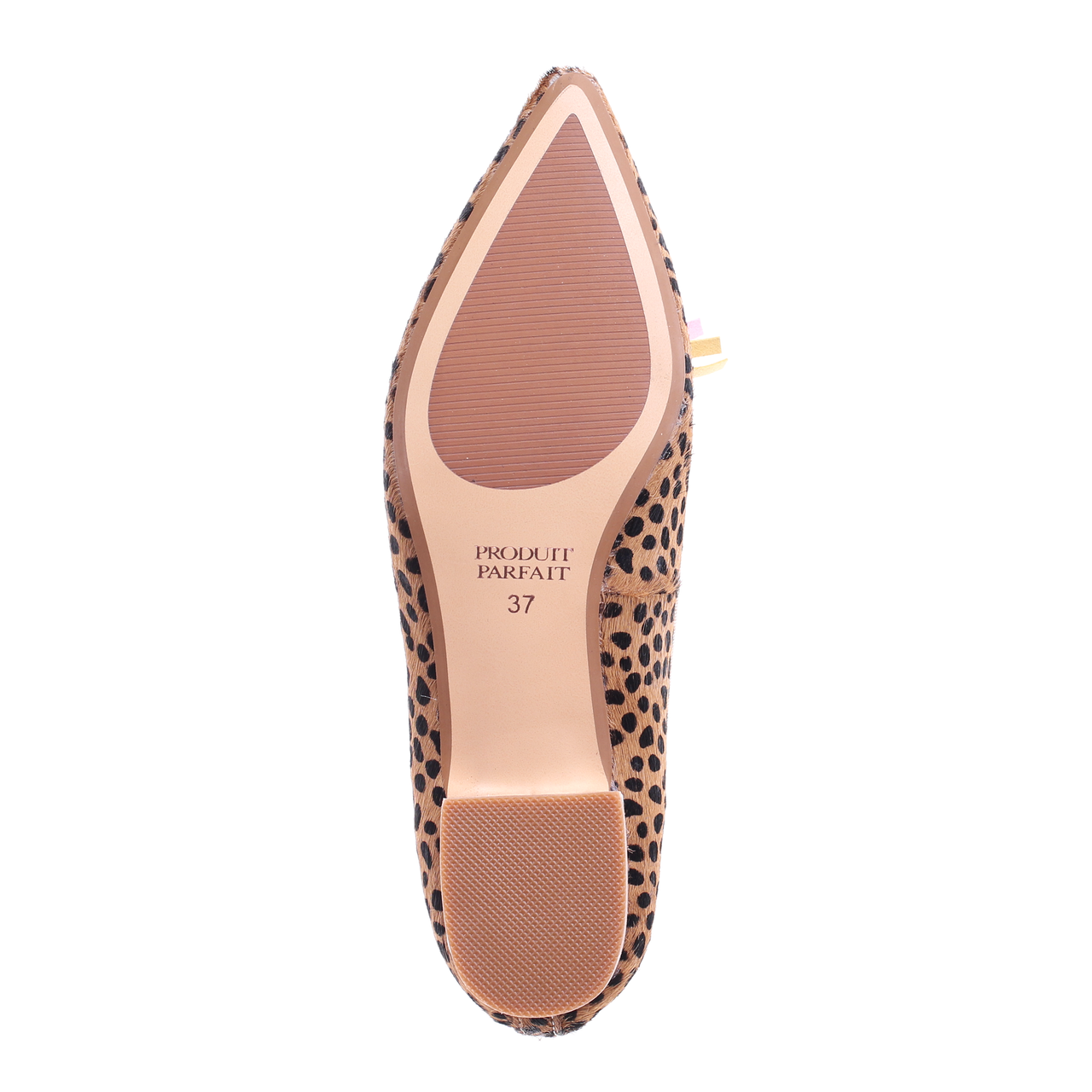 Leopard Print Pointed Toe Ballerina