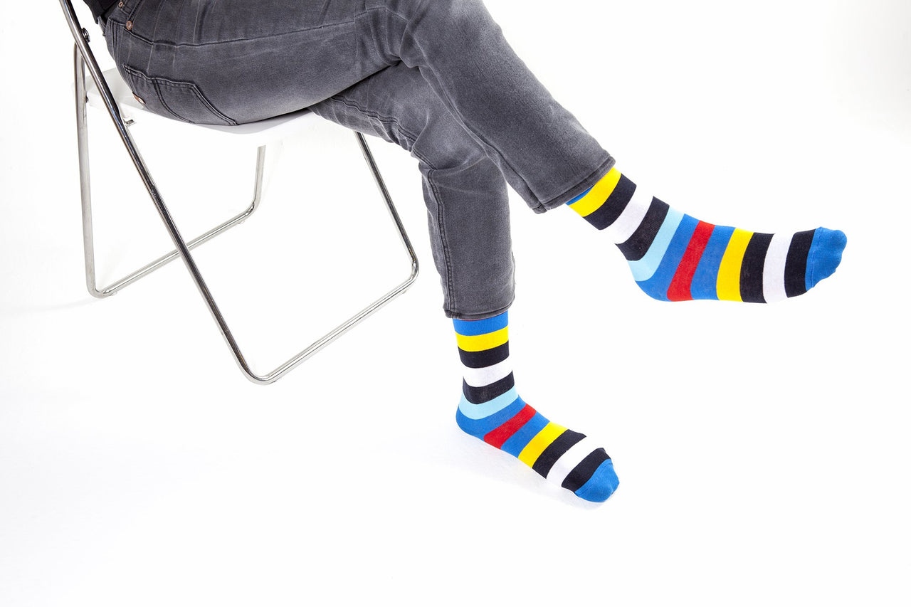 Men's Dapper Mix Set Socks - 5 PACK -