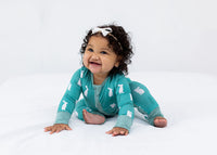 Thumbnail for Eclipse Kids - Bunnies - Long Sleeve Zipper Sleep Romper -