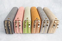 Thumbnail for Double Zipper Fashion Wallet - 9 COLORS -