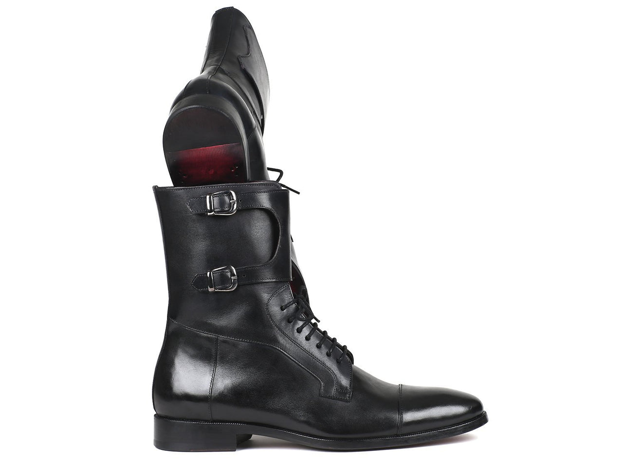 Paul Parkman - Men's High Boots Black Calfskin -