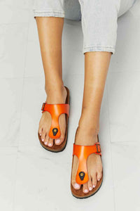 Thumbnail for MMShoes Drift Away T-Strap Flip-Flop in Orange - T - 1 COLOR -