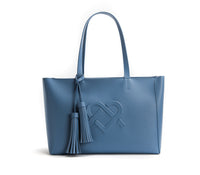 Thumbnail for GUNAS NEW YORK - Tippi - Blue Vegan Leather Tote Bag - 1 COLOR -