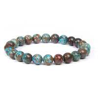 Thumbnail for Natural Healing Energy Labradorite Bracelet Polished 8 Mm Lapis Lazuli Beads Bangle Elastic Pulsera Jewelry - 37 COLORS -