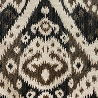 Thumbnail for Amare Dream Brown Ikat Luxury Outdoor/Indoor Throw Pillow - 6 SIZES -