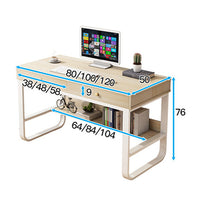 Thumbnail for Home Office Furniture - Writing Desk - Computer Work Station With 2 Drawers - [5-8 DAY DELIVERY] -