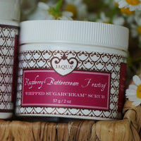 Thumbnail for JAQUA - Raspberry Buttercream Frosting Travel Size Sugar Scrub -