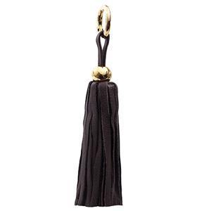 ClaudiaG - Purse Leather Tassel - Gold/Chocolate - 1 COLOR -