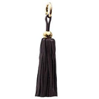 Thumbnail for ClaudiaG - Purse Leather Tassel - Gold/Chocolate - 1 COLOR -