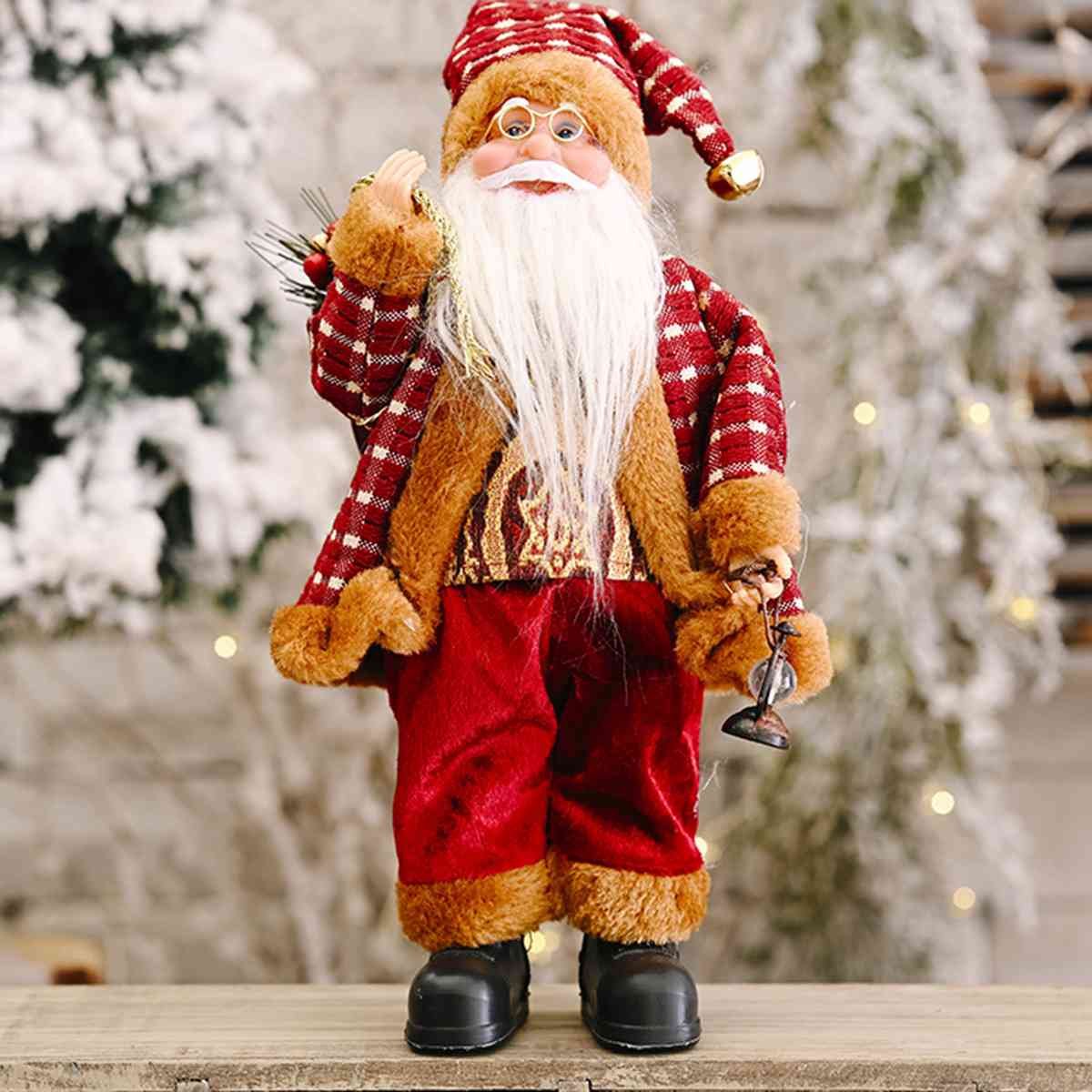 Santa Claus Figurines - [5-10 DAY DELIVERY] - T - 4 COLORS -