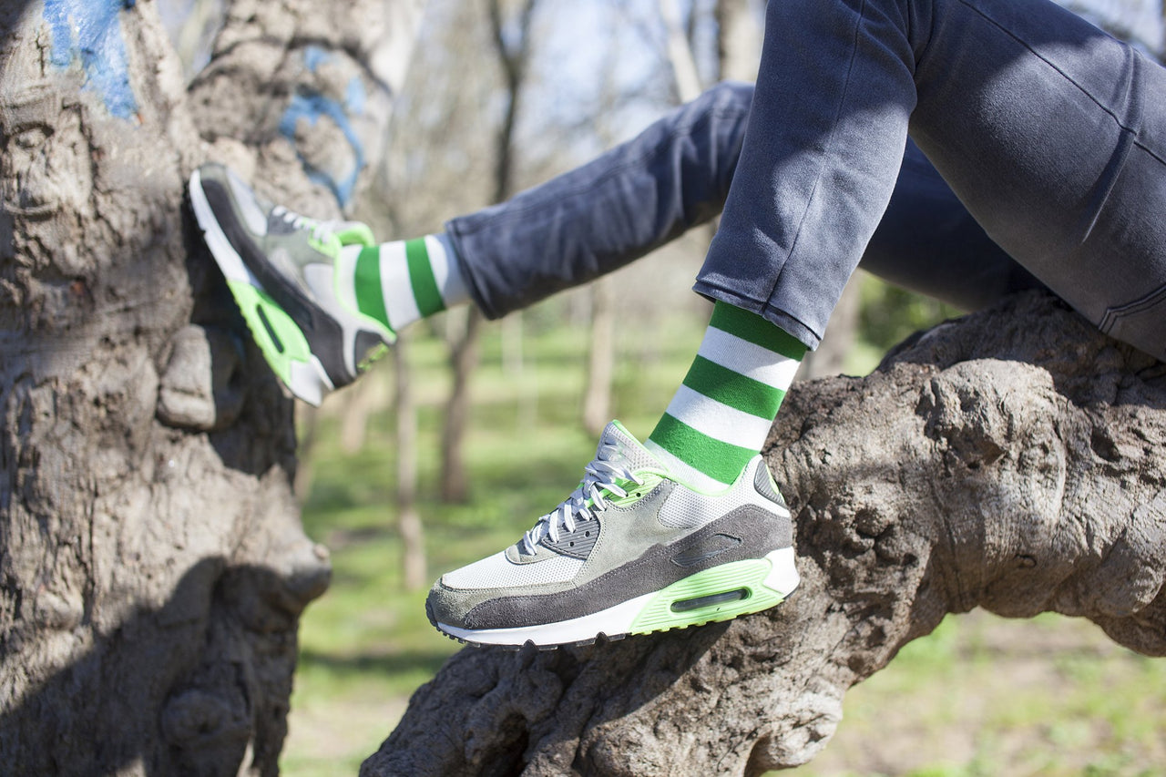 Men's Green Rugby Socks - 1 COLOR -