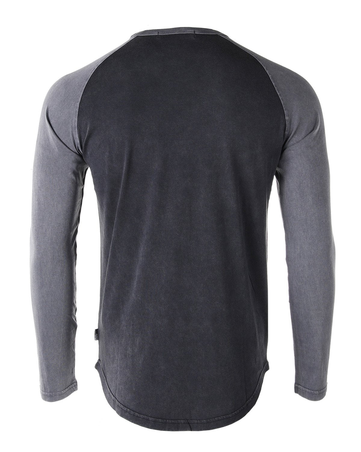 Mens Athletic Fit Baseball Retro Contrast Long Sleeve Raglan T-Shirt - 1 COLOR