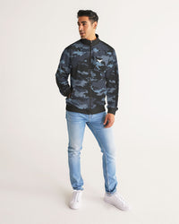 Thumbnail for FYC - Men's Coast Camo Track Jacket W/Striped-Sleeve