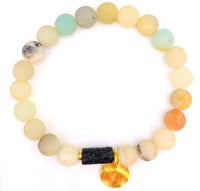 Thumbnail for Sun Goddess Lava Stone Essential Oil Bracelet Light -