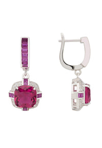 Thumbnail for LATELITA - Windsor Silver Earring Ruby -