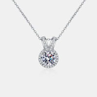 Thumbnail for 1 Carat Moissanite Rabbit Ears Shape Pendant Necklace