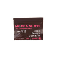 Thumbnail for Seattle Gummy Co. - Mocca Shots Energy Gummies with Caffeine | Dark Chocolate Raspberry (12-Pack box) -