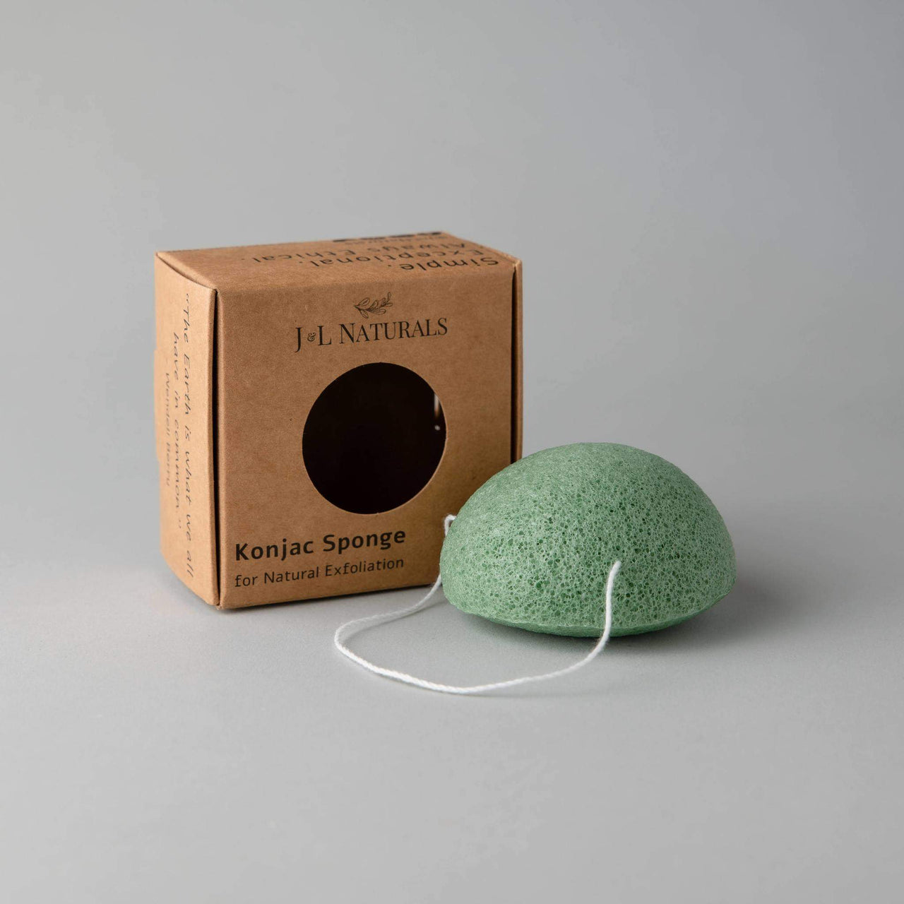 J & L Naturals - Konjac Sponge - 6 TYPES / COLORS -