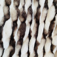 Thumbnail for White Charcoal Snow Chinchilla Faux Fur Luxury Throw Blanket - 14 SIZES -