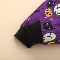 Thumbnail for MY FIRST HALLOWEEN Graphic Round Neck Bodysuit and Printed Long Pants Set with Hat - 3 PCS. - T - 1 COLOR -