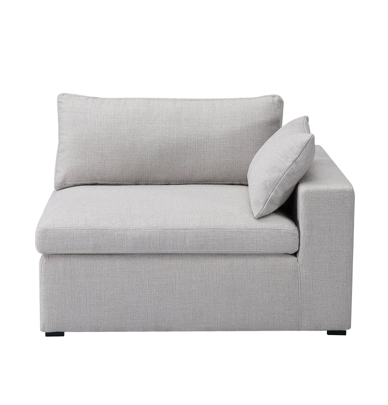 GFURN - Inès Sofa - 1-Seater Single Module With Left Arm - Opal Fabric -