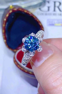 Thumbnail for 1 Carat Moissanite 925 Sterling Silver Ring