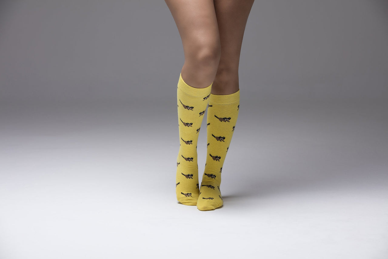 Women's Fox Knee High Socks - 1 COLOR -