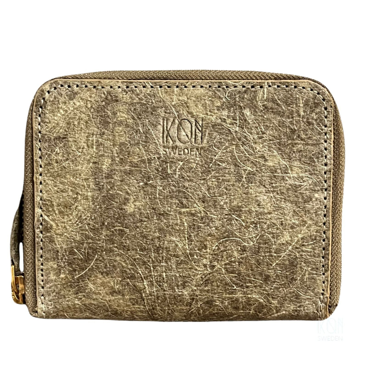 IKON SWEDEN - Coconut Leather Zip Wallet - Natural - 1 COLOR -