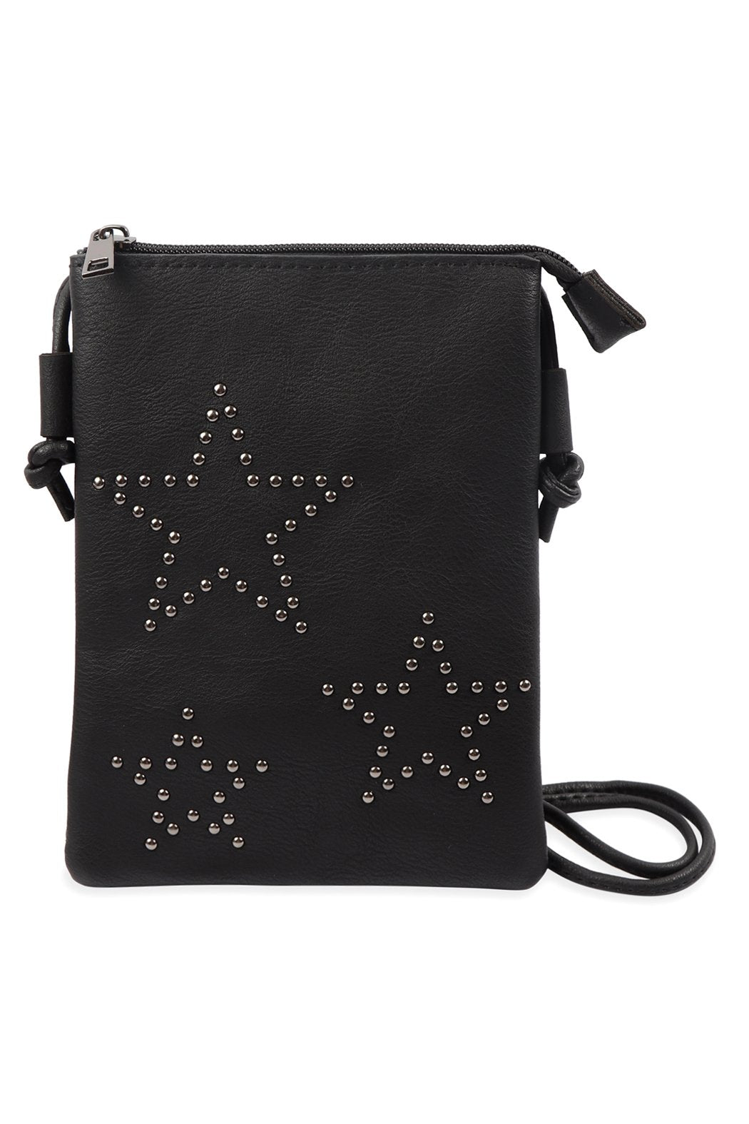 Riah Fashion - Three Star Design Bohemian Crossbody Bags - 4 COLORS -