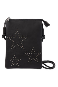 Thumbnail for Riah Fashion - Three Star Design Bohemian Crossbody Bags - 4 COLORS -