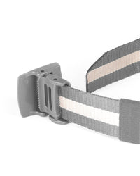 Thumbnail for Mens One Size Adjustable Strap Stripe Nylon Web Belt With Plastic Buckle  - 6 COLORS -