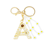 Thumbnail for Ellison & Young - Baby Daisy Initial Key Chain - 20 LETTERS - FIND YOURS! -