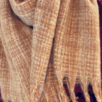 Thumbnail for Ellison & Young - Coco Tweed Fringed Scarf - 4 COLORS -