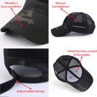 Thumbnail for Jupiter Gear - Tactical-Style Patch Hat With Adjustable Strap - 10 COLORS / CAMOS -