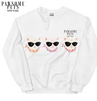 Thumbnail for Sweatshirt - Cool Cats - 7 COLORS -