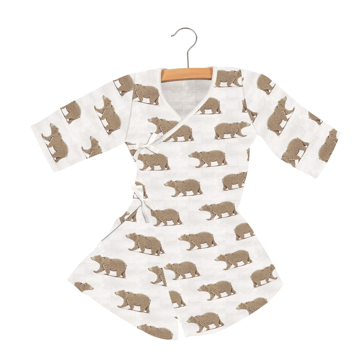 Newcastle - Goodnight Bear Bamboo Newcastle Mini Wrap Dress -