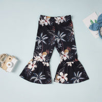 Thumbnail for HELLO SUMMER Graphic Top and Floral Flare Pants Set - 2 PCS. - T - 2 COLOR COMBOS -