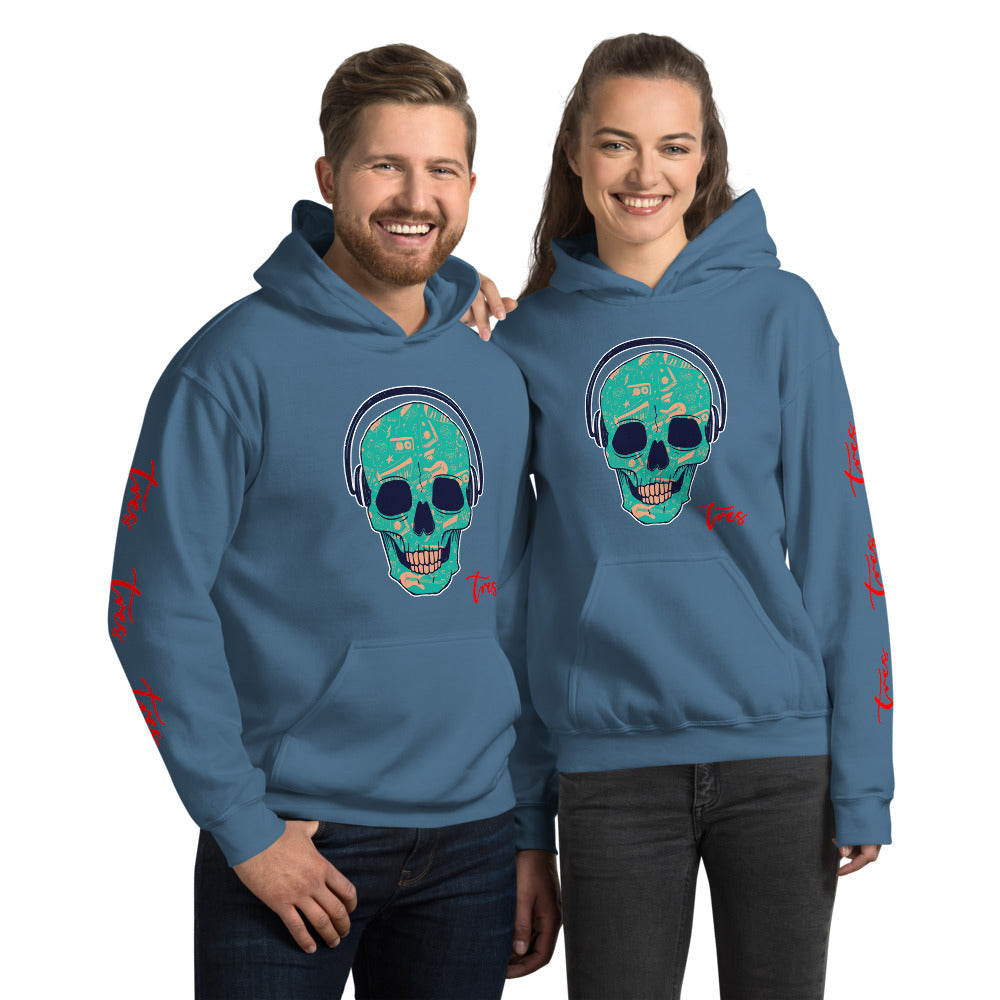 Tres Palma - "DJ Skull" - Unisex Hoodie - 11 COLORS -