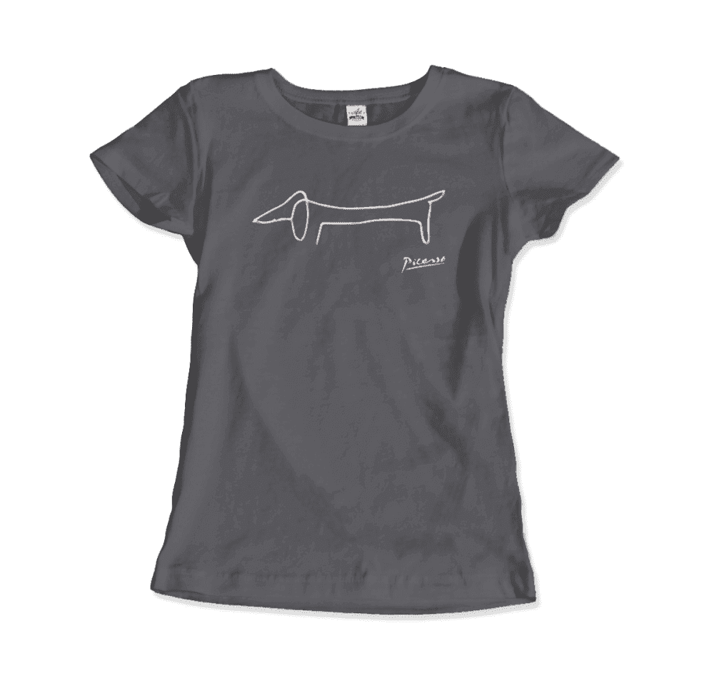 Pablo Picasso Dachshund Dog (Lump) Artwork T-Shirt - 6 COLORS