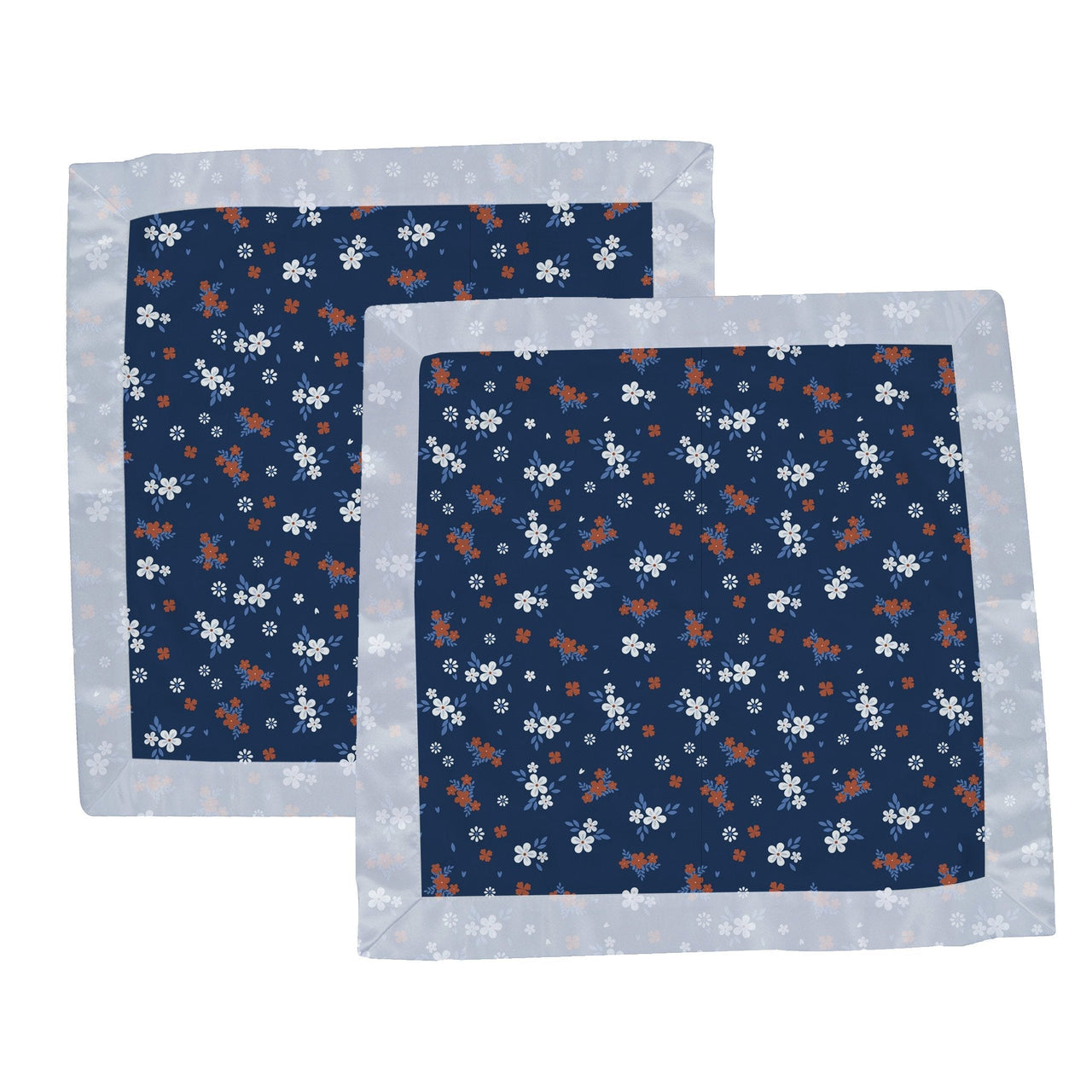 Newcastle - Serenity Floral Bamboo Muslin Security Baby Blankie -