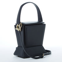 Thumbnail for Amber Leather Bucket Purse Black -