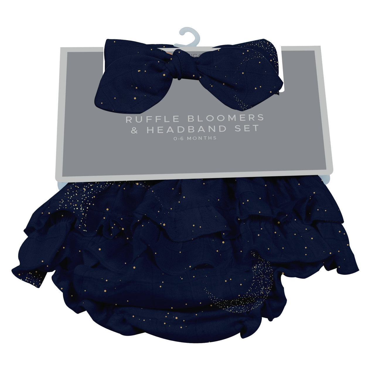 Midnight Moon Bamboo Bloomer Headband Set -