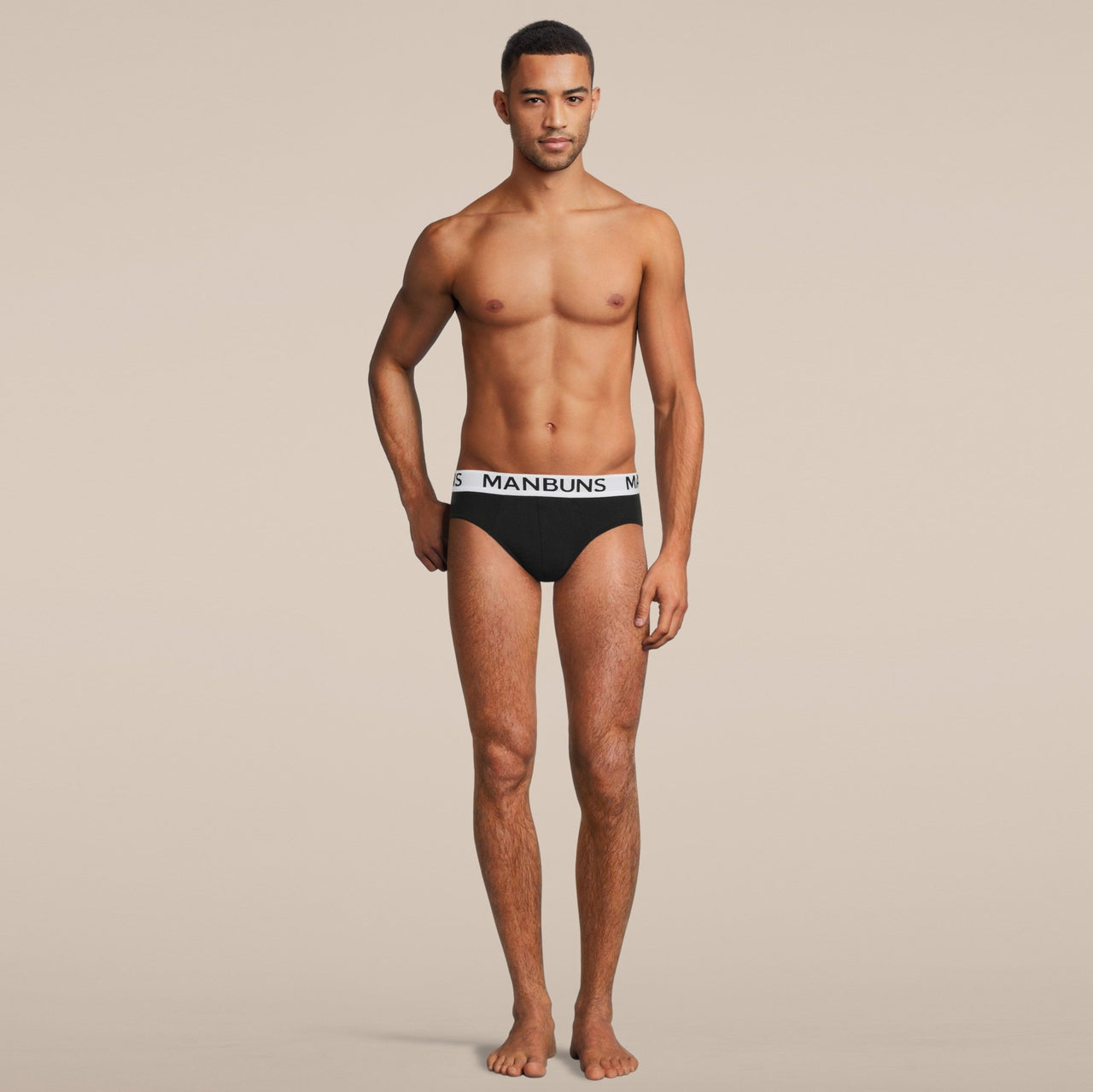 Men's Classic Black Brief Underwear -