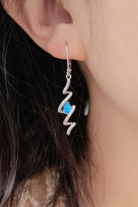 Thumbnail for Twisted Opal Drop Earrings - T - 2 COLORS -