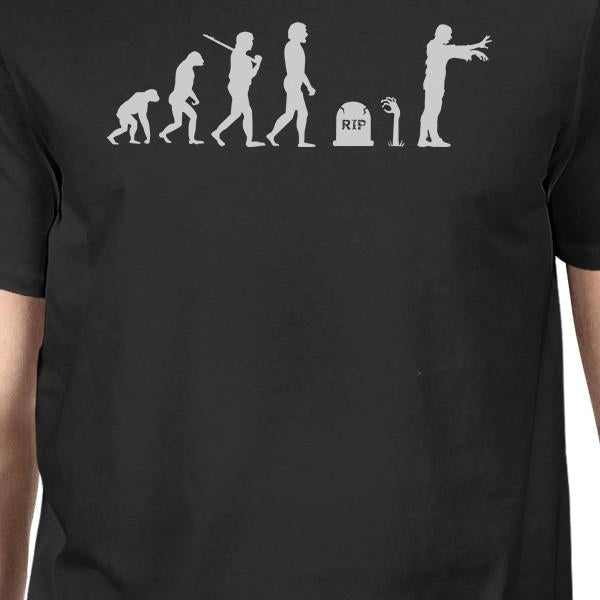 Zombie Evolution Mens Black Shirt - 1 COLOR -