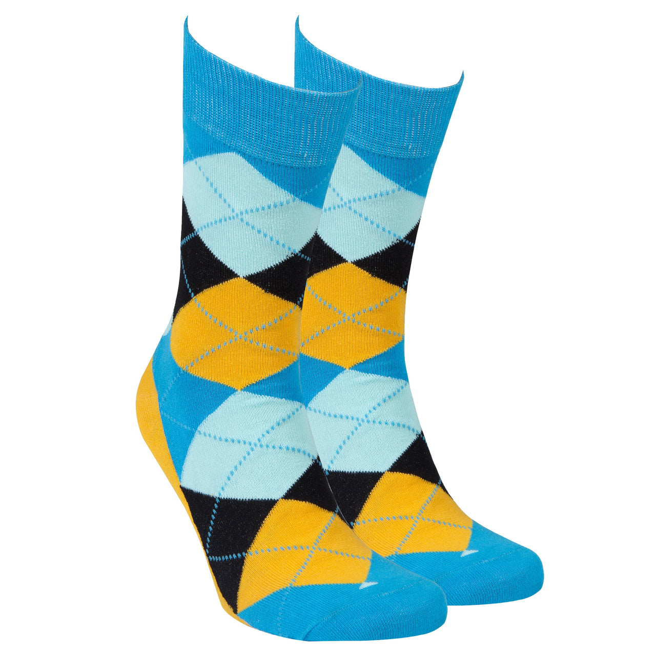 Men's Bluebird Argyle Socks - 1 COLOR -