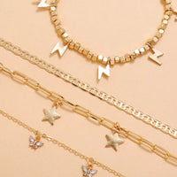 Thumbnail for MINU - Trendy Player Anklet Set - (4) Chains -