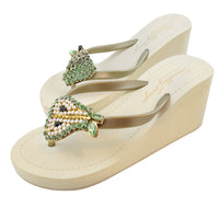 Thumbnail for SAND BY SAYA N.Y. - Pear - Women's High Wedge - 3 COLORS -