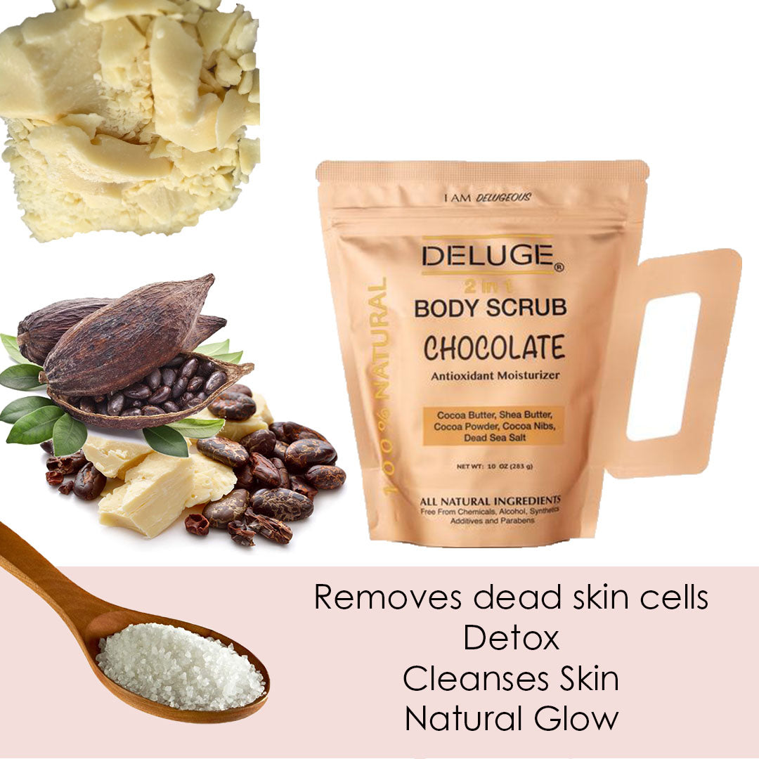 DELUGE - Body Scrub-Chocolate -