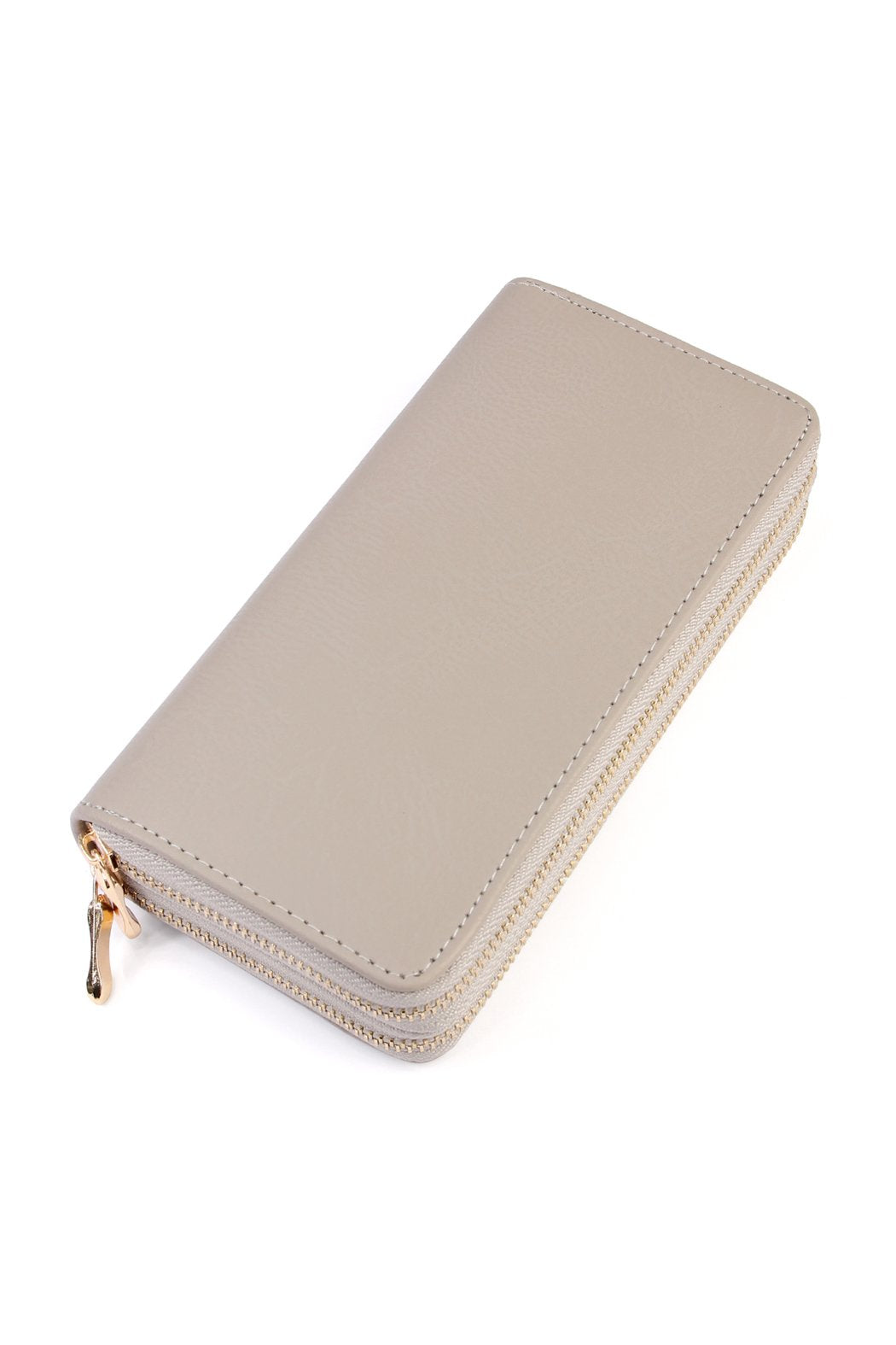 Double Zip Around Wallet - 13 COLORS -